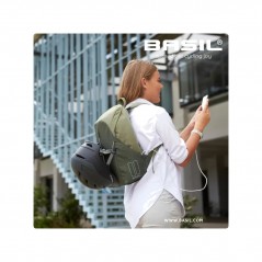 BASIL Anti-theft backpack B-SAFE COMMUTER USB HOOK-ON LED NORDLICHT 13 L 702688VAR