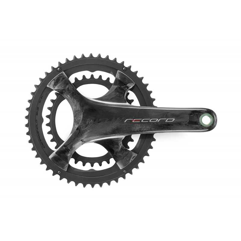 Bicycle cranks and plates  RECORD 12 TITANIUM/CARBON 34-50 172.5MM