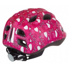 POLISPORT Children's cycling bicycle helmet with light LOVE LED 52/56 CM 1113999