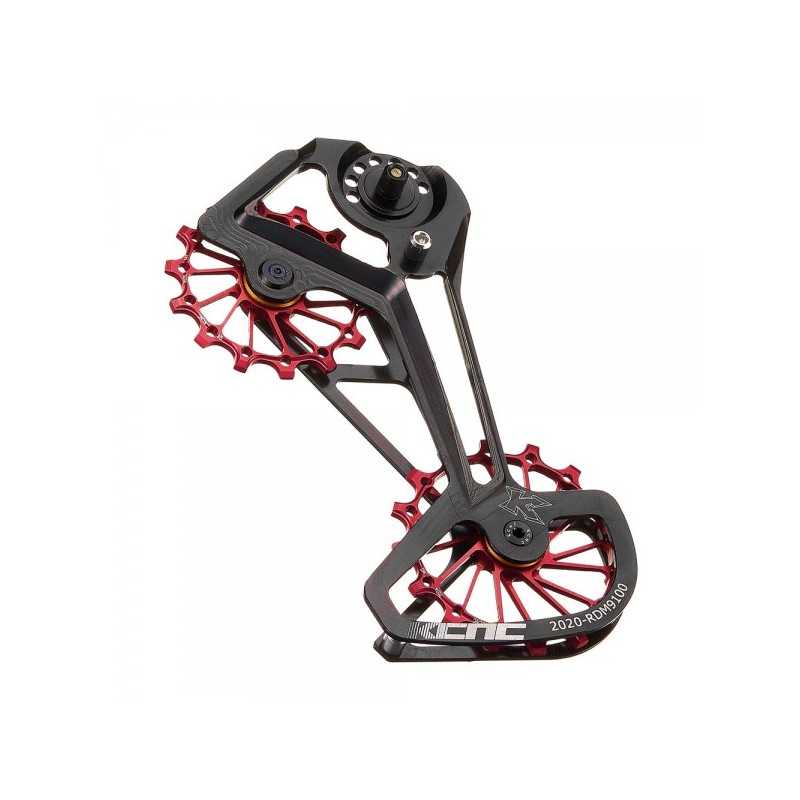 KCNC Pata cambio trasero con roldanas 14+16D SHIMANO XTR M910 SGS 12V KCROSYXTRRJUN