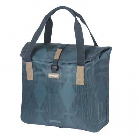 BASIL REAR CARRIER BAG ELEGANCE SHOPPER HOOK-ON 20-26L (39X39X17 CM) 722218VAR