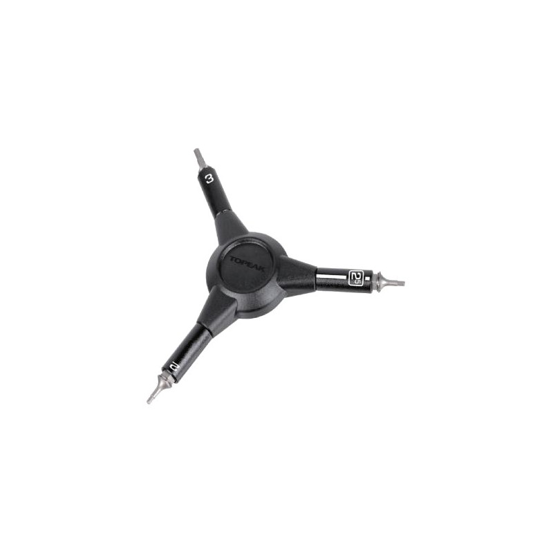 TOPEAK Herramienta llave para tuercas hexagonal Y-HEX SPEED 2/2.5/3 MM 58907