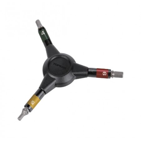 TOPEAK Hex Nut Wrench Tool Y-HEX SPEED 4/5/6 MM 58908