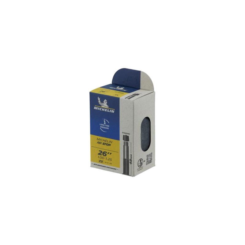 MICHELIN Camara de aire bicicleta válvula moto 26X1.00/1.25 48 60757