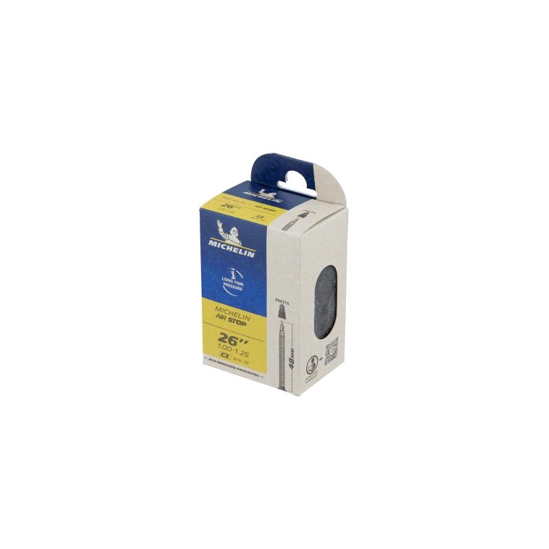 MICHELIN Camara bicicleta válvula presta 26X1.00/1.25 V.BICI48 59518