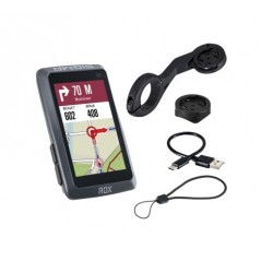 SIGMA Bicycle odometer with handlebar and stem support GPS ROX 12.1 EVO BASIC GREY 61353