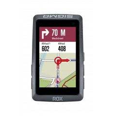 SIGMA Cuentakilometros bicicleta con set de accesorios completo GPS ROX 12.1 EVO GREY 61354