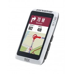 SIGMA Cuentakilometros bicicleta con set de accesorios completo GPS ROX 12.1 EVO WHITE 61356