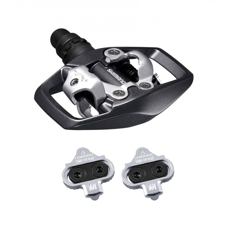 SHIMANO Bicycle pedal + cleats ED500 SPD SM-SH56 4524667689331
