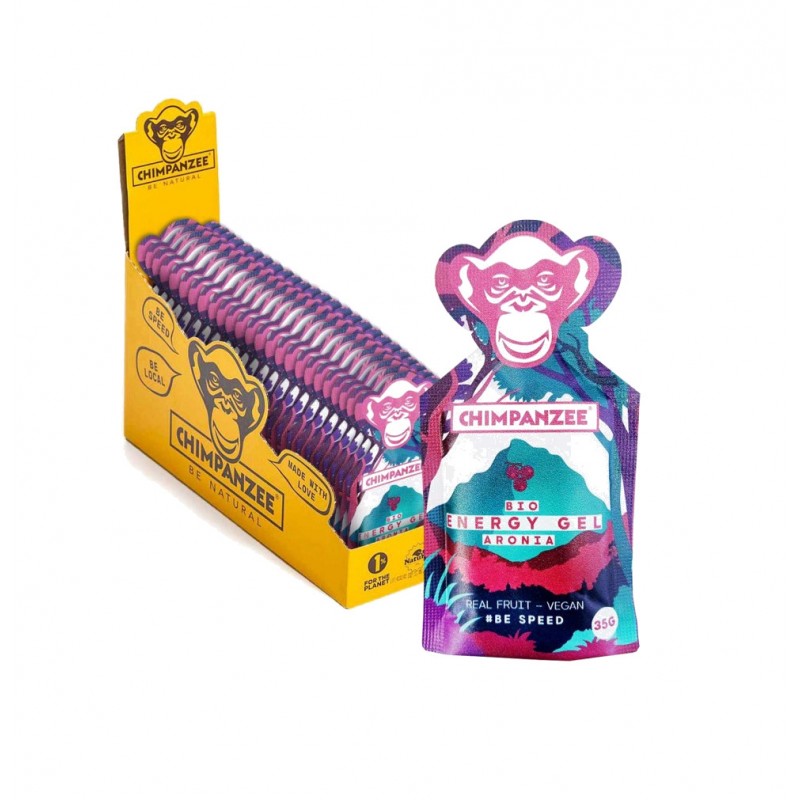 CHIMPANZEE Vegan gluten-free energy gel ARONIA / ORGANIC-BIO 35 GR 8594157874932