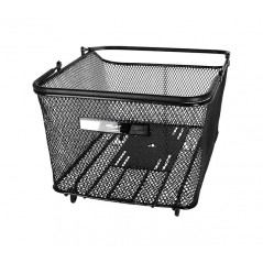 XLC Bicycle rear basket with adapter plate MIK BA-B10 5:1 25L 420/325X330/240X250 MM 2502122020
