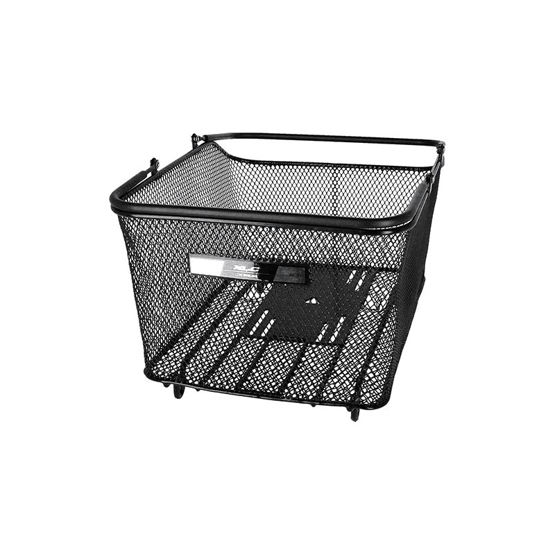XLC Cesta trasera bicicleta con placa adaptadora MIK BA-B10 5:1 25L 420/325X330/240X250 MM 2502122020