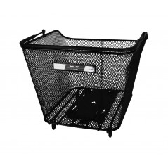 XLC Cesta trasera bicicleta con placa adaptadora MIK BA-B11 5:1 27L 450/400X310/270X250 MM 2502122030