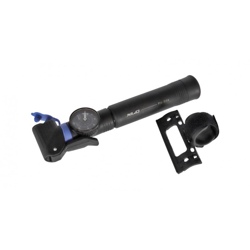 XLC Mini hinchador bicicleta con manómetro cabezal doble PU-D04 2501922600