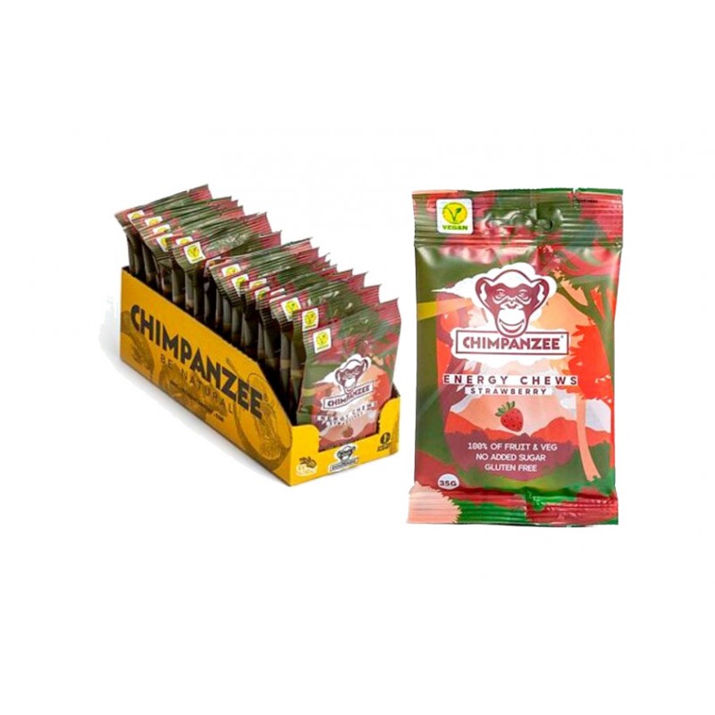 CHIMPANZEE Energizing gummies for athletes VEGAN / GLUTEN FREE 35 GR 157875007VAR
