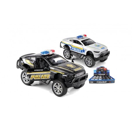 VARIOS miniature police cars METAL FRICCION 4X4 (12UD) 16326