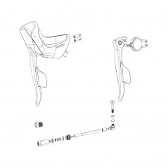SRAM Kit leva de freno y cambio maneta izquierda disco APEX ETAP AXS 107929