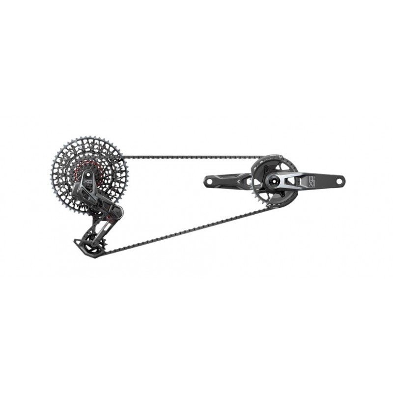 SRAM Electronic gear group XO T-TYPE EAGLE V2 TRANSMISSION AXS WIDE DUB POD DM 170 MM (10-52) 32T 108204