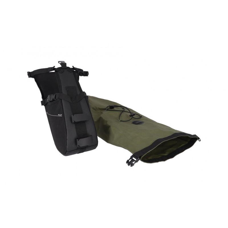 XLC black/green saddle bag BA-G02 15L 2501700020
