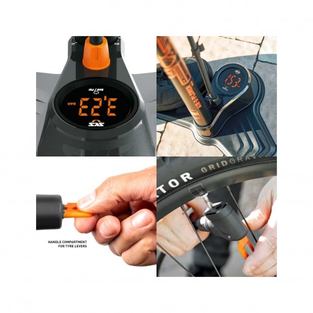 SKS Digital workshop inflator air pump AIR-X-PLORER DIGI 10.0 PARA EXPLORACIÓN 4002556971052