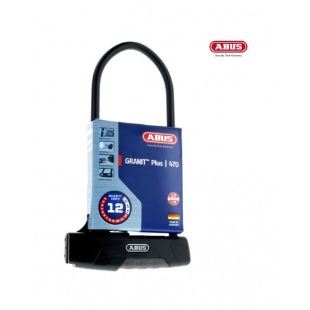 ABUS Candado con nivel de seguridad más alto GRANIT PLUS 470/150HB300 + USH470 LEVEL 12 4003318112515