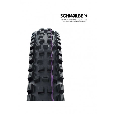 SCHWALBE Cubierta neumatico para bicicleta MAGIC MARY EVO SUPER DOWNHILL ADDIX ULTRA SOFT 27.5X2.40 B/B-SK 4026495878197