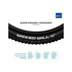 SCHWALBE Tire for bicycle WICKED WILL EVO SUPER GROUND TLE 29X2.40 B/B-SK 4026495896733