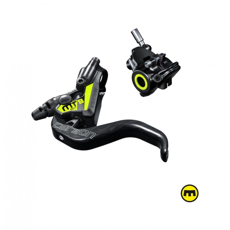 MAGURA Freno de disco, maneta con bomba y pinza MT8SL CARBON 1-FINGER 2 PISTONES 185 G FLATMOUNT MTB 4055184021958