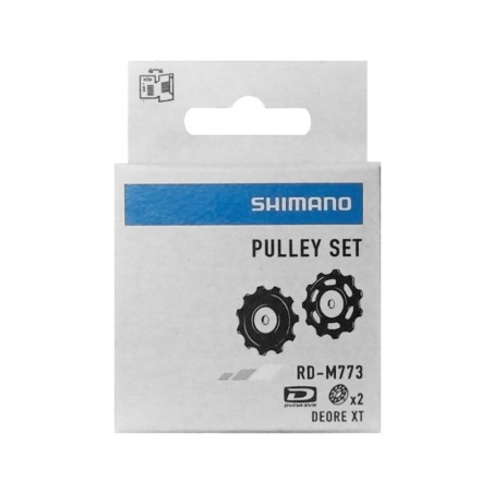 SHIMANO Poleas guía y tensión para cambio de bicicleta montaña RD-M773 4524667847915