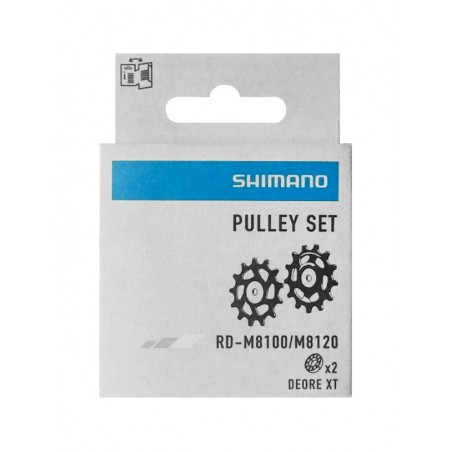 SHIMANO Guide and tension pulleys for mountain bike derailleurs RD-M8100 4550170521790