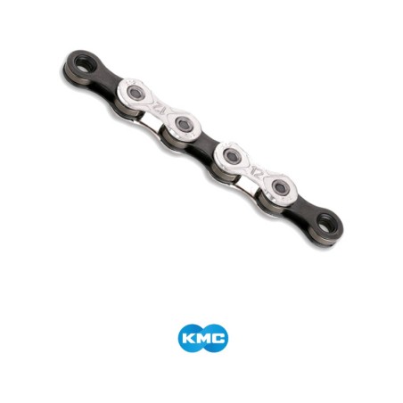 KMC Cadena para bicicleta X-12 12V 126 LINKS 234 G SILVER/BLACK 4715575897486