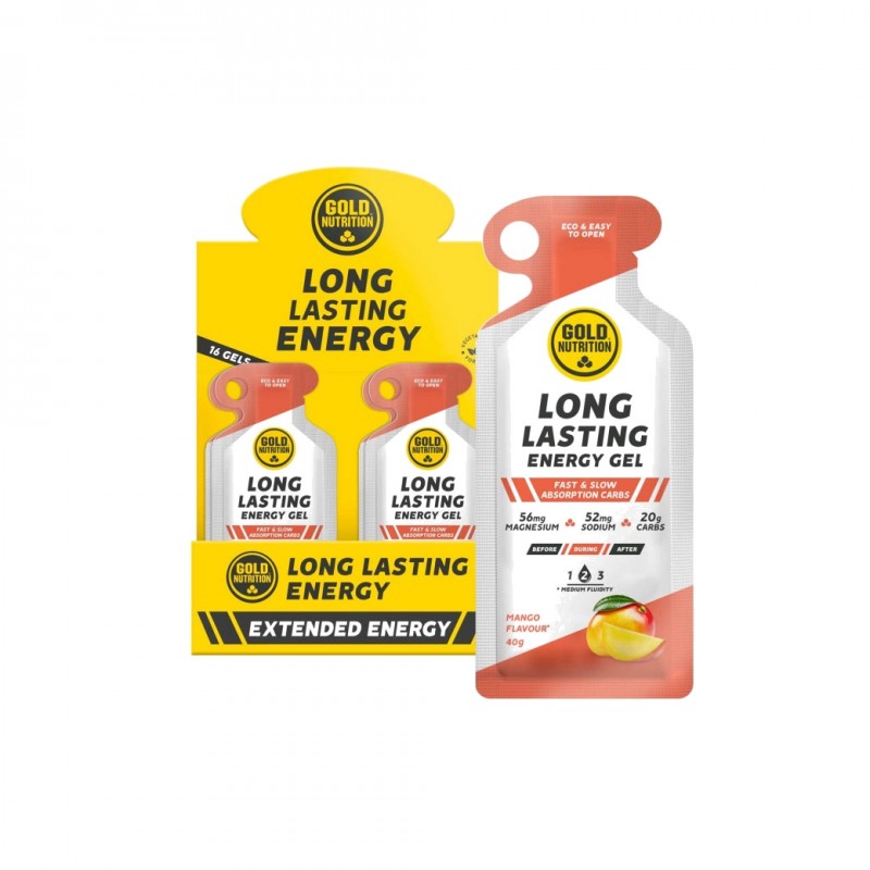 GOLD NUTRITION Long-lasting energy gel banana and mango flavor 16 X 40 G 16U 5601607076952