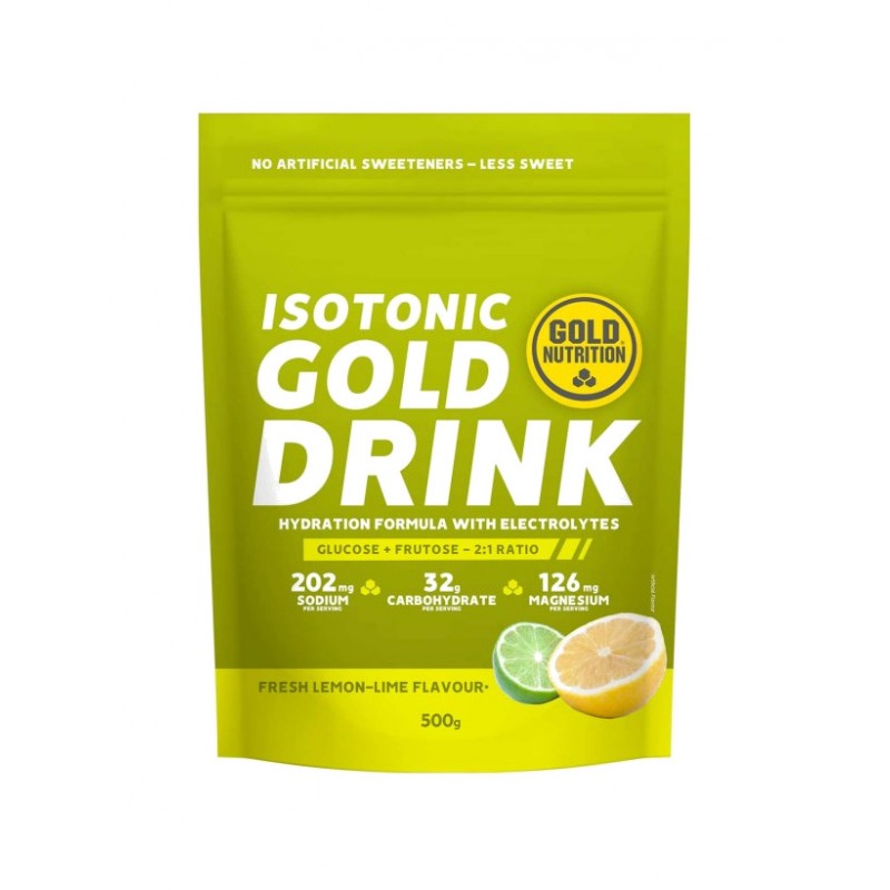 GOLD NUTRITION Powdered energy drink 500 G LEMON 5601607077058