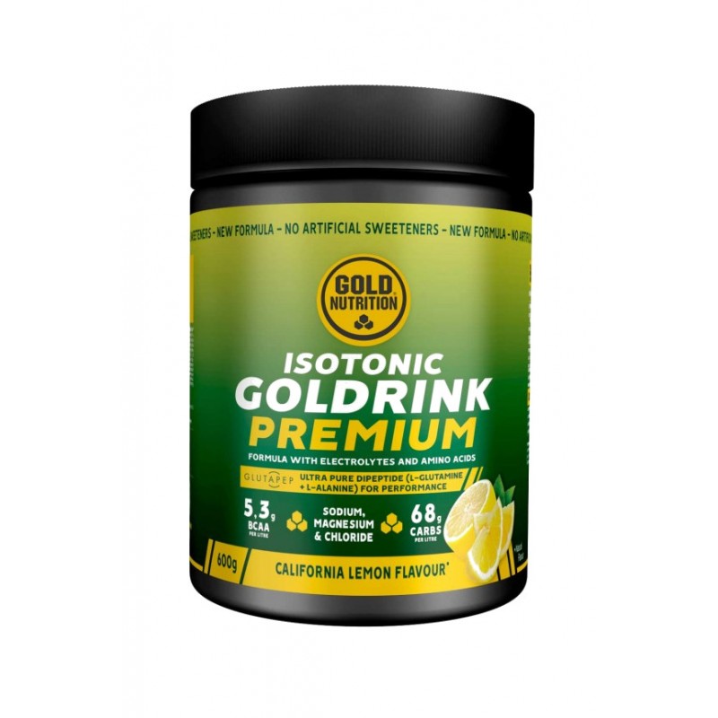 GOLD NUTRITION Bebida energética en polvo 600 G LEMON 5601607077300