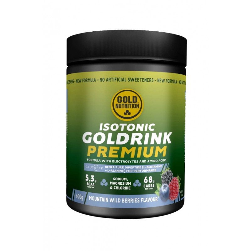 GOLD NUTRITION Powdered energy drink 600 G BERRY SABOR FRUTOS ROJOS 5601607077317