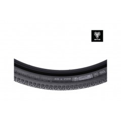 WTB Tire for bicycle RIDDLER TCS LIGHT/FAST ROLLING 60TPI DUAL DNA 700X45 714401106420