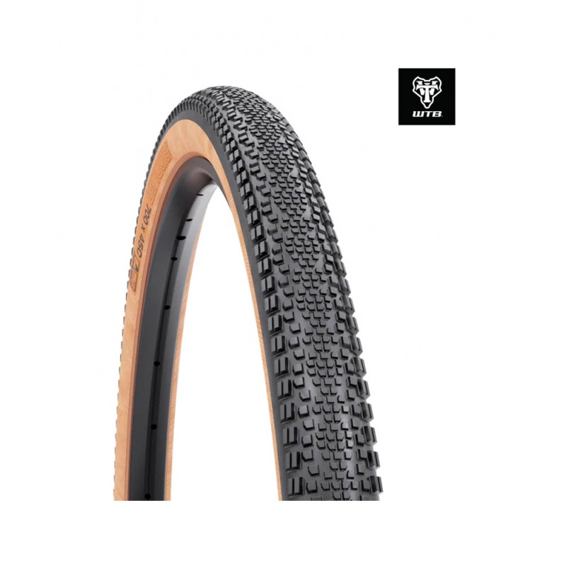 WTB Tire for bicycle RIDDLER TCS LIGHT/FAST ROLLING 60TPI DUAL DNA 700X45 TAN 714401106956