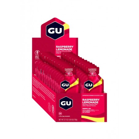 GU Gel energético sabor limonada de frambuesa RASPBERRY LEMONADE 24 U 769493104656
