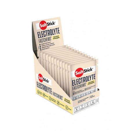 SALTSTICK Pastillas energéticas de rápida acción sabor coco y piña COCONUT PINEAPPLE 12X10U 793888972933