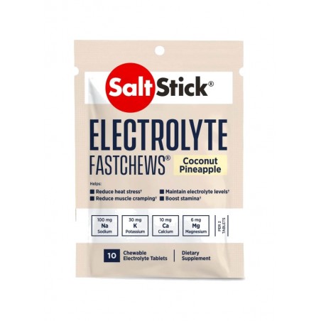 SALTSTICK Pastillas energéticas de rápida acción sabor coco y piña COCONUT PINEAPPLE 12X10U 793888972933