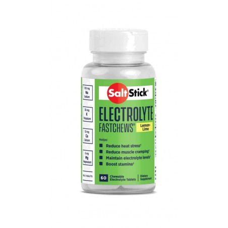 SALTSTICK Pastillas energéticas de rápida acción sabor limón-lima LEMON-LIME 60U 793888979437