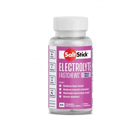 SALTSTICK Pastillas energéticas de rápida acción sabor frutos mixtos MIXED BERRY 60U 793888979536