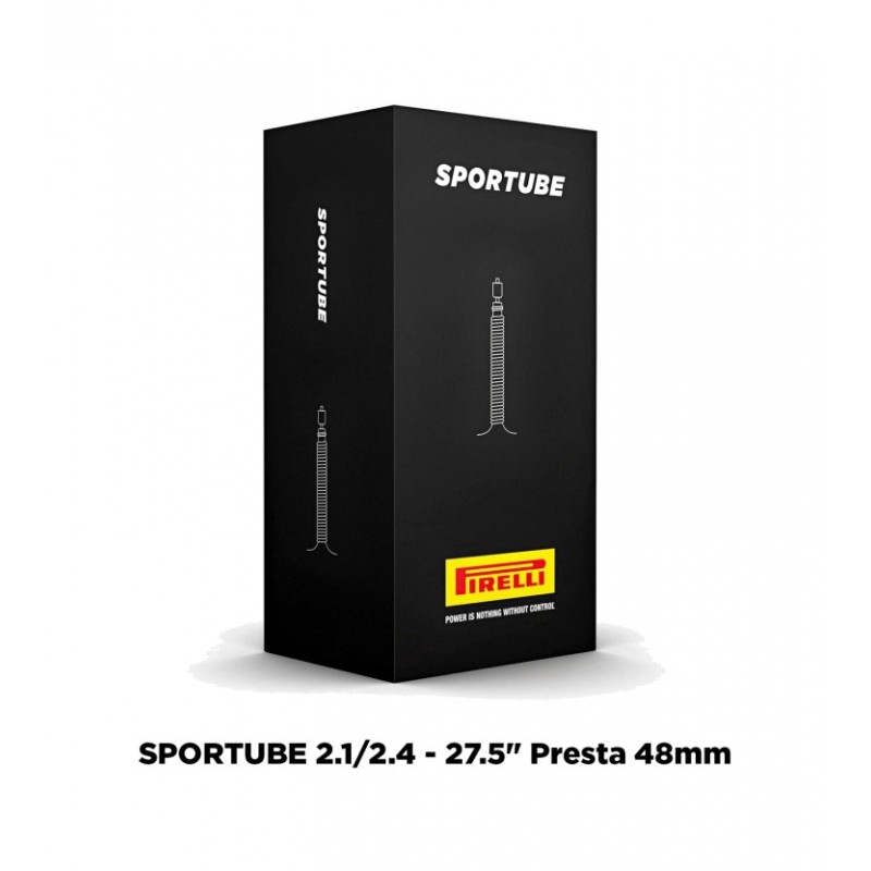 PIRELLI Cámara de aire para bicicleta PRESTA - 27.5" 2.1/2.4 48MM 8019227370317