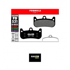 GALFER PAD, BRAKE FORMULA CURA 4 - FD531G STANDARD G1053 8400170085098
