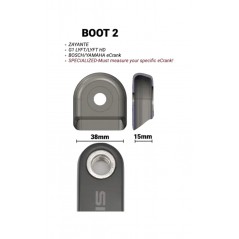 PRAXIS Carbon crank protector BOOT FOR LYFT/BOSCH/YAMAHA E-CRANKS COMPATIBLE CON 850033390087