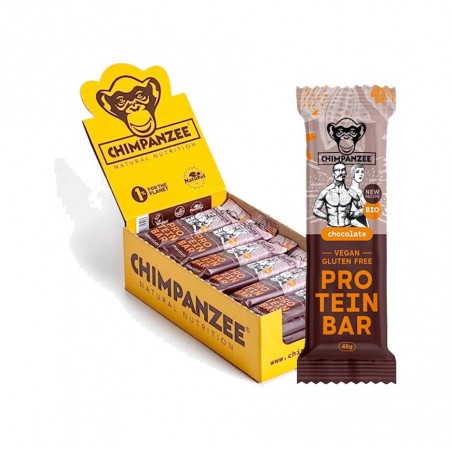 CHIMPANZEE Organic protein bar 45G X 20U VEGETARIAN / GLUTEN FREE CHOCOLATE 8594157875168