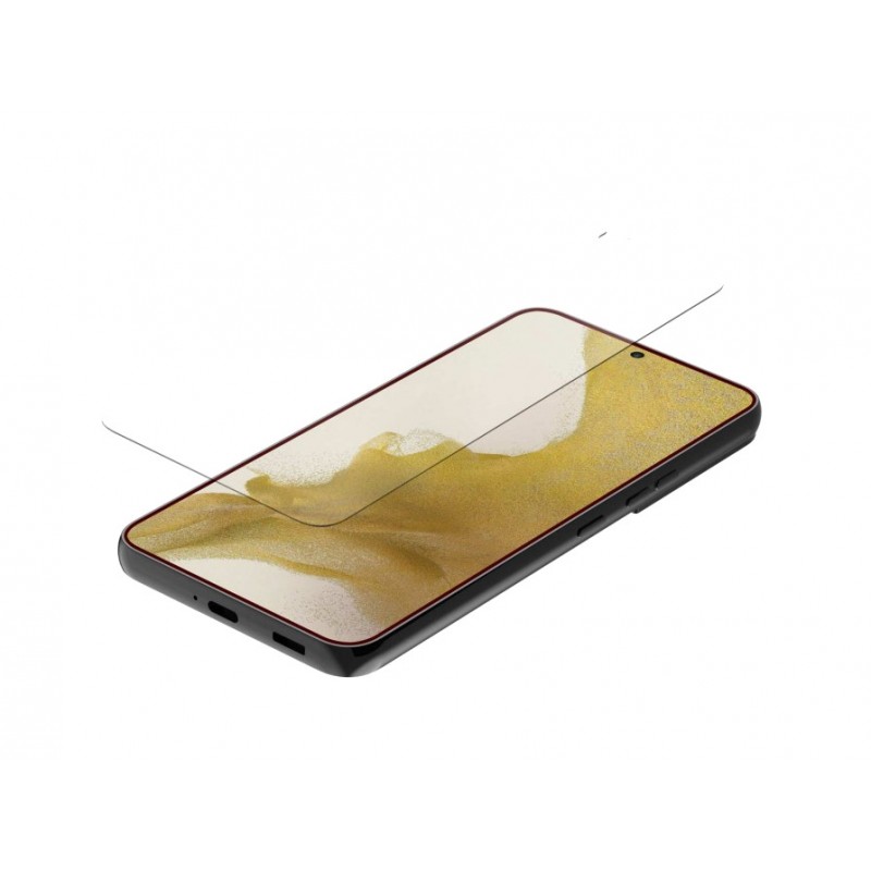 QUAD LOCK Protector de pantalla vidrio templado para teléfono móvil SAMSUNG GALAXY S22 9348943027588