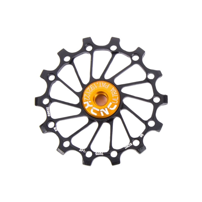 KCNC Roldana con rodamientos cerámicos 11/12V 16D ULTRA SRAM X-SYNC LONG TEETH NARROW/WIDE KCROCOTSCENG16D
