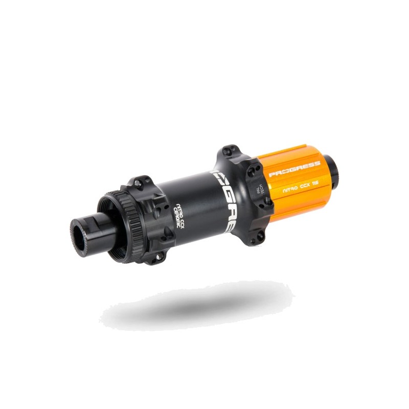 PROGRESS Nitro ceramic road bike rear hub with center lock and campagnolo CÉRAMICO 12X142 36T N3W 24 PGBUNIRD6N3W24