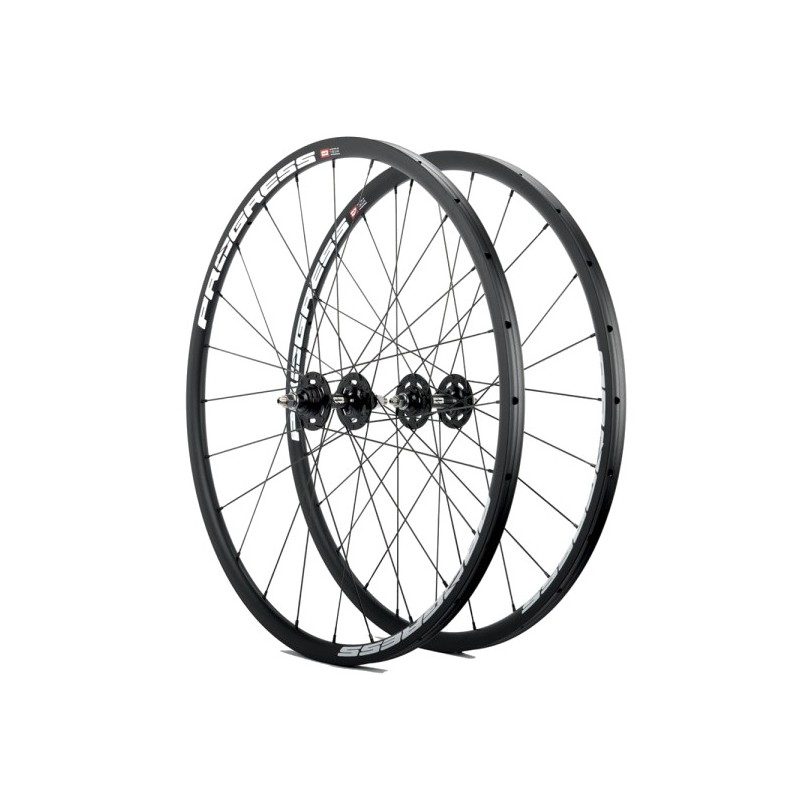 PROGRESS Juego de ruedas para tubular 100X45/12X165 MM PHANTOM PISTA PGRUPHPT